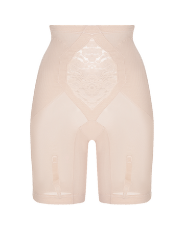 1560 Split Hip High Waisted Panty Girdle with Legs